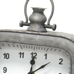 Vintage Galvanized Tabletop Clock-Kirkland's Home Hot