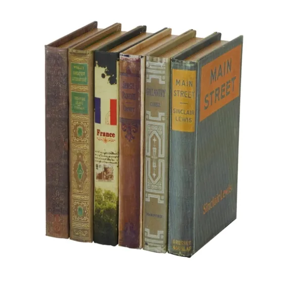 Vintage Library Decorative 6-Pc. Book Box Set-Kirkland's Home Outlet