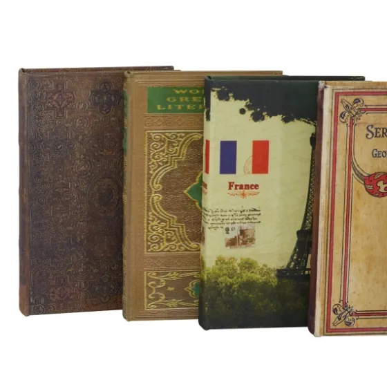 Vintage Library Decorative 6-Pc. Book Box Set-Kirkland's Home Outlet