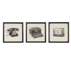 Vintage Model Framed Art Prints, Set Of 3-Kirkland's Home Discount