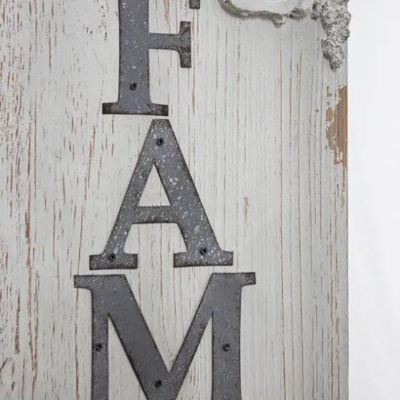 Vintage Painted Wood Family Sign-Kirkland's Home Sale