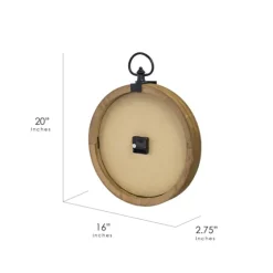 Vintage Pocket Watch Wooden Wall Clock-Kirkland's Home Discount