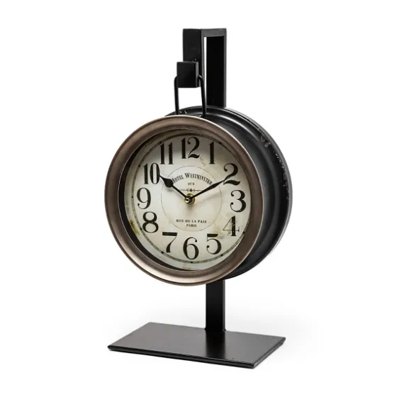 Vintage Tabletop Hanging Clock With Stand-Kirkland's Home Online