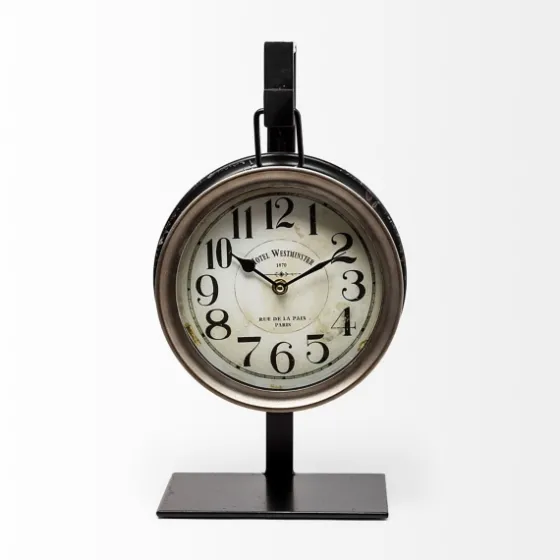 Vintage Tabletop Hanging Clock With Stand-Kirkland's Home Online