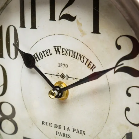 Vintage Tabletop Hanging Clock With Stand-Kirkland's Home Online
