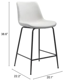 Vinyl And Steel Counter Stool-Kirkland's Home Best Sale