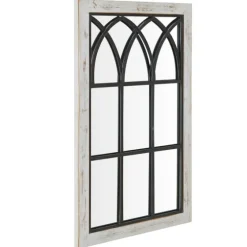 Vista Arched Windowpane Mirror, 24X37.5 In.-Kirkland's Home Clearance