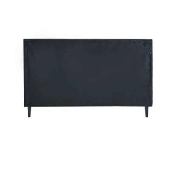 Viv Charcoal Diamond Tufted Queen Bed Frame-Kirkland's Home Outlet
