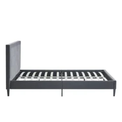 Viv Charcoal Diamond Tufted Full Bed Frame-Kirkland's Home Fashion