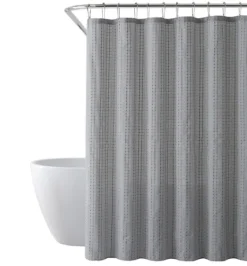 Waffle Cotton Blend Shower Curtain-Kirkland's Home Best