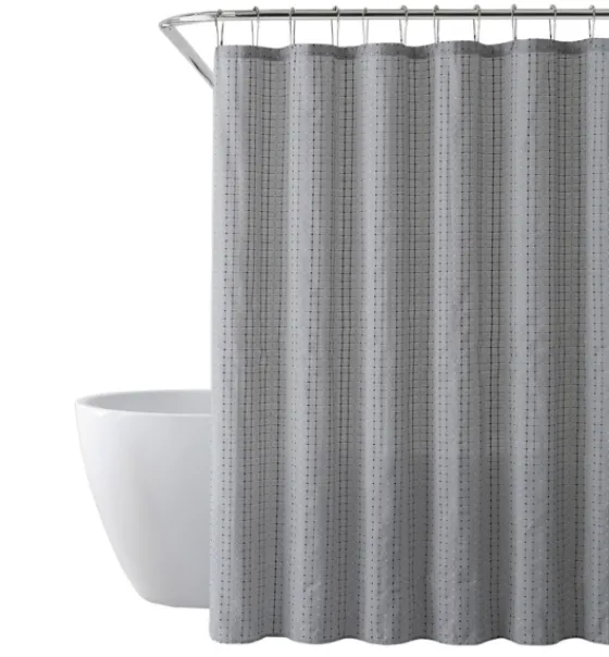 Waffle Cotton Blend Shower Curtain-Kirkland's Home Best