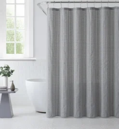 Waffle Cotton Blend Shower Curtain-Kirkland's Home Best
