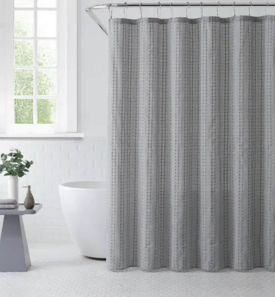 Waffle Cotton Blend Shower Curtain-Kirkland's Home Best