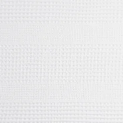 Waffle Cotton Shower Curtain-Kirkland's Home Flash Sale