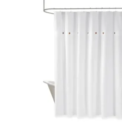 Waffle Weave Cotton Shower Curtain-Kirkland's Home Sale