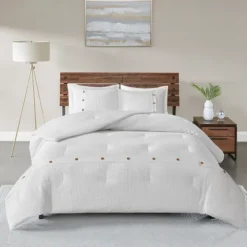 Waffle Weave 3-Pc. Full/Queen Comforter Set-Kirkland's Home Clearance
