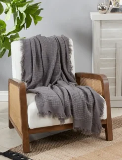 Waffle Weave Throw Blanket-Kirkland's Home Best