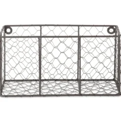 Wall Hanging Chicken Wire Baskets, Set Of 2-Kirkland's Home Online