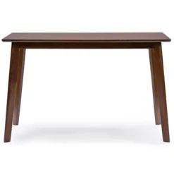 Walnut And Black Mid-Century 5-Pc. Dining Set-Kirkland's Home New