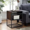 Walnut And Metal Mid-Century Modern Accent Table-Kirkland's Home Sale
