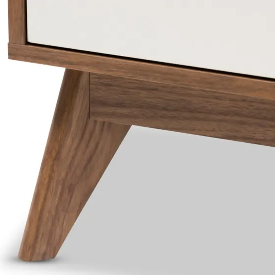 Walnut And White Mid-Century Modern Dresser-Kirkland's Home Flash Sale