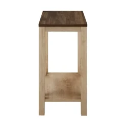 Walnut And White Oak Narrow Frame Accent Table-Kirkland's Home Online
