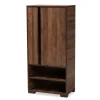Walnut Asymmetrical Shoe Storage Cabinet-Kirkland's Home Hot