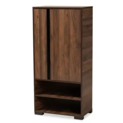 Walnut Asymmetrical Shoe Storage Cabinet-Kirkland's Home Hot