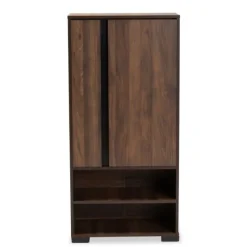 Walnut Asymmetrical Shoe Storage Cabinet-Kirkland's Home Hot
