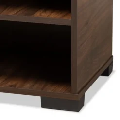 Walnut Asymmetrical Shoe Storage Cabinet-Kirkland's Home Hot