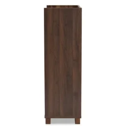 Walnut Brown Open Shelf Wine Cabinet-Kirkland's Home Discount