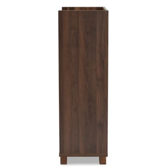 Walnut Brown Open Shelf Wine Cabinet-Kirkland's Home Discount