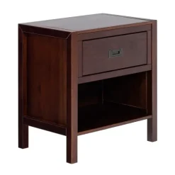 Walnut Classic 1-Drawer Nightstand-Kirkland's Home Sale