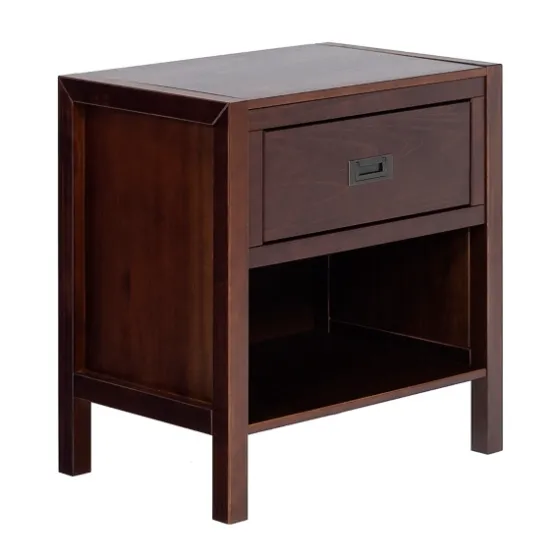 Walnut Classic 1-Drawer Nightstand-Kirkland's Home Sale