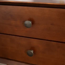 Walnut 2-Drawer Mid-Century Modern Nightstand-Kirkland's Home Cheap