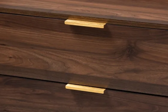 Walnut 3-Drawer Wood Chest-Kirkland's Home Store