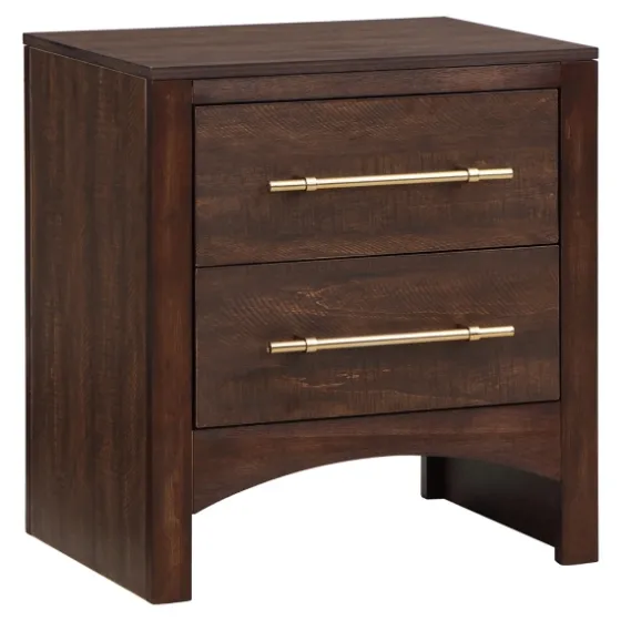Walnut 2-Drawer Wood Nightstand-Kirkland's Home Best