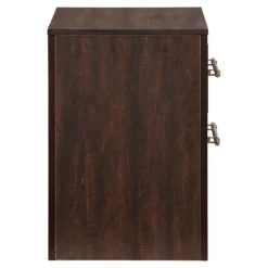 Walnut 2-Drawer Wood Nightstand-Kirkland's Home Best