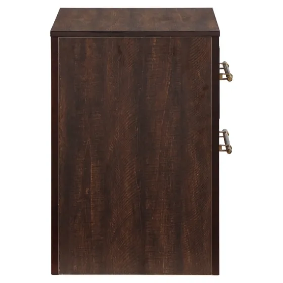 Walnut 2-Drawer Wood Nightstand-Kirkland's Home Best