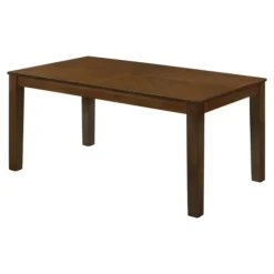 Walnut Finish Chevron Inlay Dining Table-Kirkland's Home Flash Sale