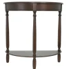 Walnut Half Moon Console Table-Kirkland's Home Clearance