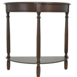 Walnut Half Moon Console Table-Kirkland's Home Clearance