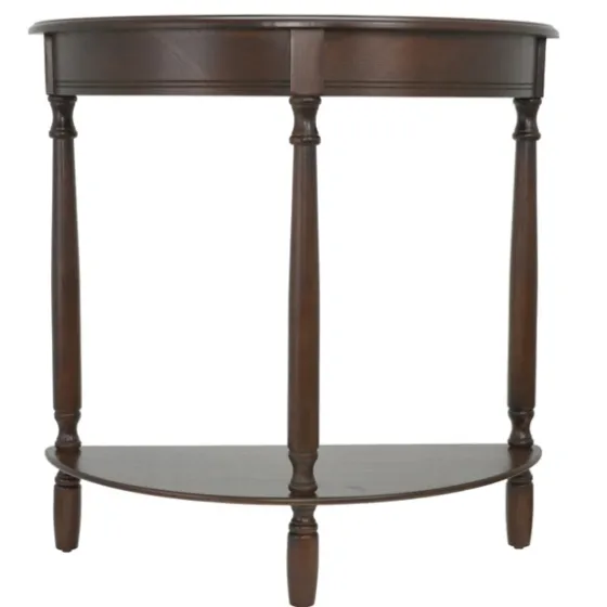 Walnut Half Moon Console Table-Kirkland's Home Clearance