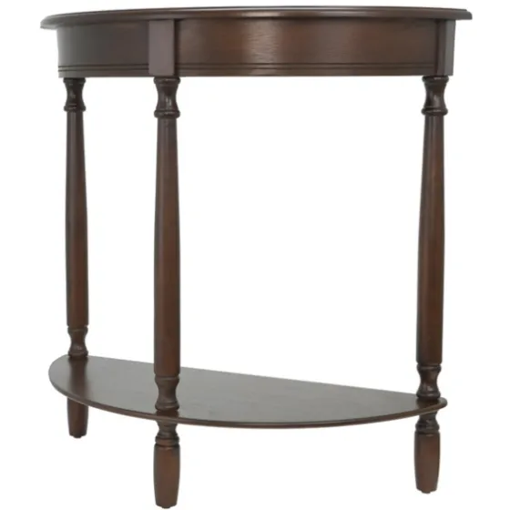 Walnut Half Moon Console Table-Kirkland's Home Clearance