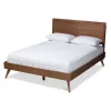 Walnut Inset Paneling Platform King Bed-Kirkland's Home Hot
