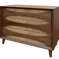 Walnut Kylie 3-Drawer Chest-Kirkland's Home Best