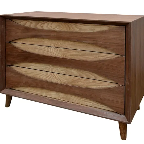 Walnut Kylie 3-Drawer Chest-Kirkland's Home Best