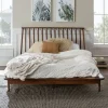 Walnut Mid-Century Modern Queen Bed Frame-Kirkland's Home Cheap