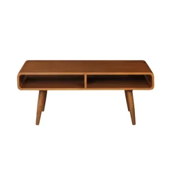 Walnut Mid-Century Modern Solid Wood Coffee Table-Kirkland's Home Shop