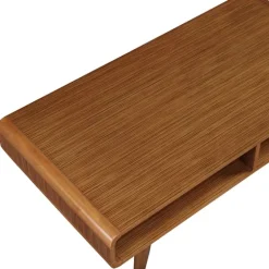 Walnut Mid-Century Modern Solid Wood Coffee Table-Kirkland's Home Shop